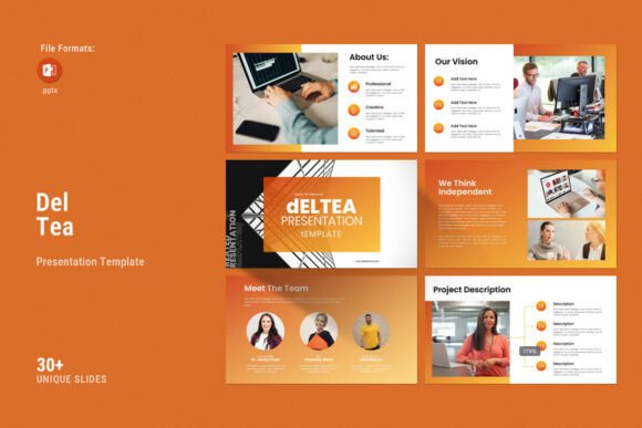 Business Deltea PowerPoint Template: A Modern Tool for Professional Presentations