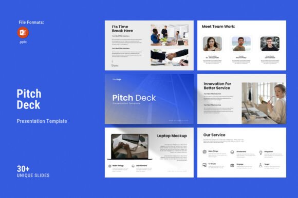 Business Pitch Deck PowerPoint Template