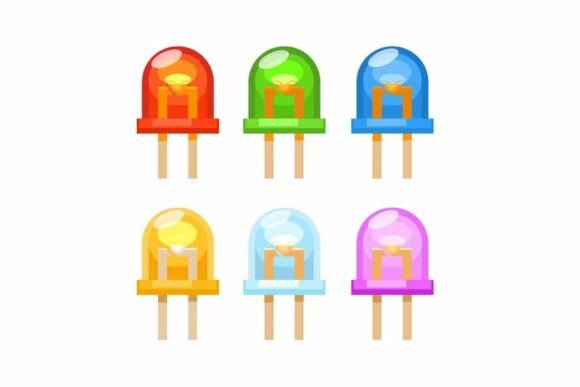 Colorful LED Diodes Set Vector: A Strategic Tool for Modern Design and Communication