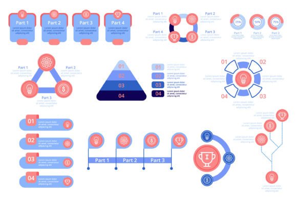 Data Concepts Infographic Set