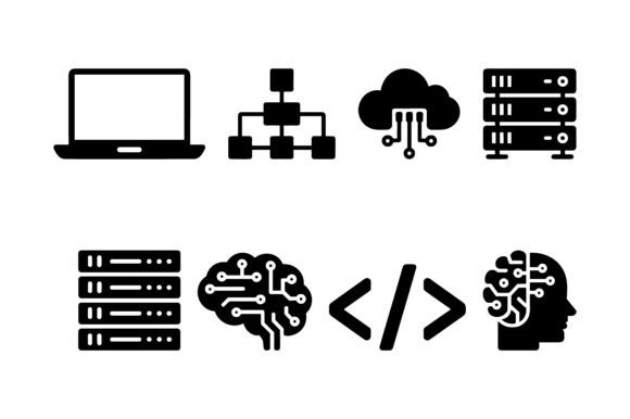 Enhancing Tech Branding with the AI Data Science Icon Set