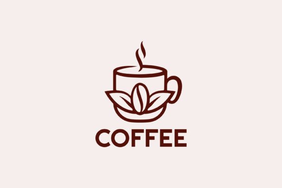 Revitalize Your Corporate Image with the Coffee and Bean Hot Cup Drink Logo
