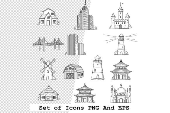 Set of Building Icons Vector: A Strategic Tool for Modern Design