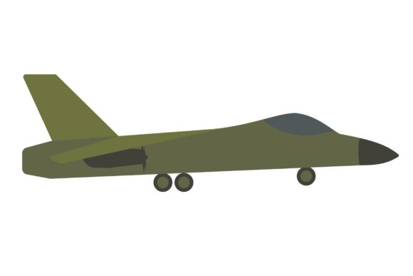 Stealth Jet Clipart: Bold and Ready for Action