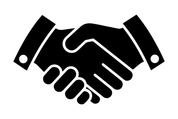 Teamwork Unity Handshake Design: A Versatile Symbol of Collaboration